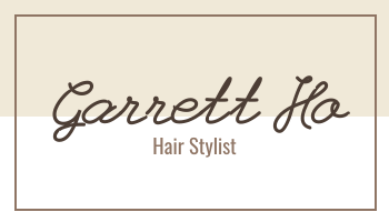 Hair Stylist Business Card