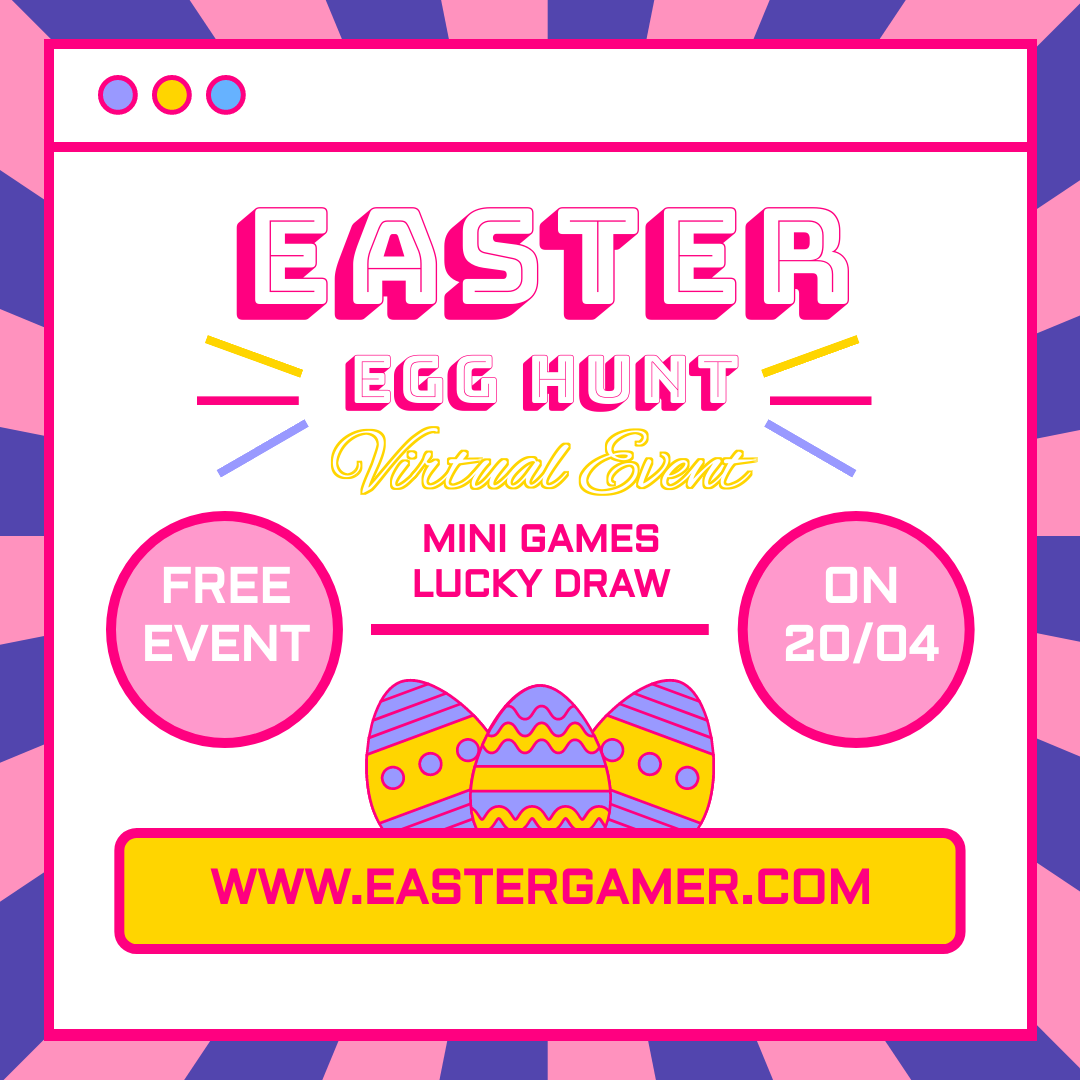 Easter Virtual Event Instagram Post