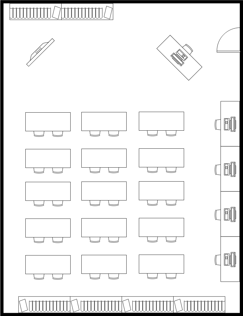  教室座位图 (座位表 Example)