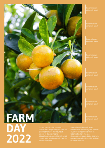Poster template: Farm Day Poster (Created by Visual Paradigm Online's Poster maker)