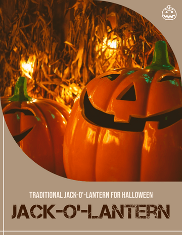 Booklets template: Jack-o'-lantern Book (Created by Visual Paradigm Online's Booklets maker)