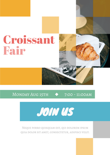 Flyer template: Bread Fair Flyer (Created by Visual Paradigm Online's Flyer maker)