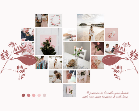 Mood Boards template: Love Romance Mood Board (Created by Visual Paradigm Online's Mood Boards maker)