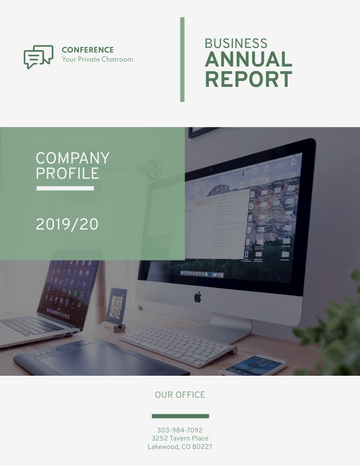 Reports template: Business Marketing Reports (Created by Visual Paradigm Online's Reports maker)