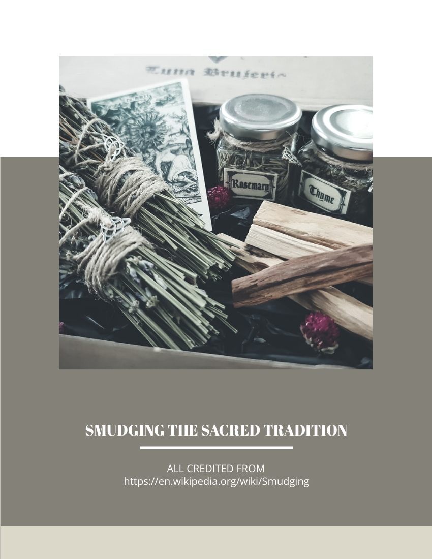 Booklet template: Smudging Tradition And History Booklet (Created by Flipbook's Booklet maker)