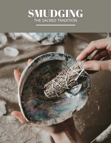 Booklet template: Smudging Tradition And History Booklet (Created by InfoART's  marker)
