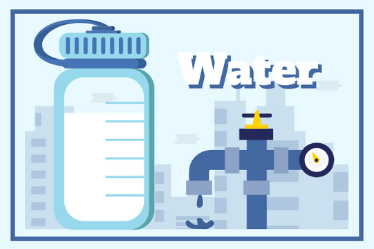 Container template: Water (Created by Visual Paradigm Online's Container maker)