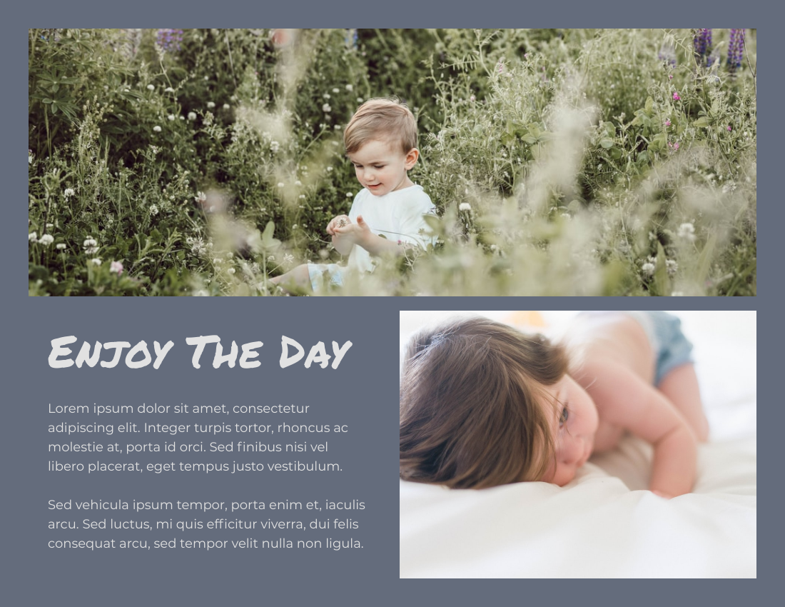 Baby Photo book template: Lovely Kid Baby Photo Book (Created by Visual Paradigm Online's Baby Photo book maker)