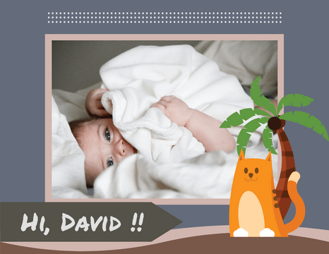 嬰兒照相簿 template: Lovely Kid Baby Photo Book (Created by InfoART's  marker)