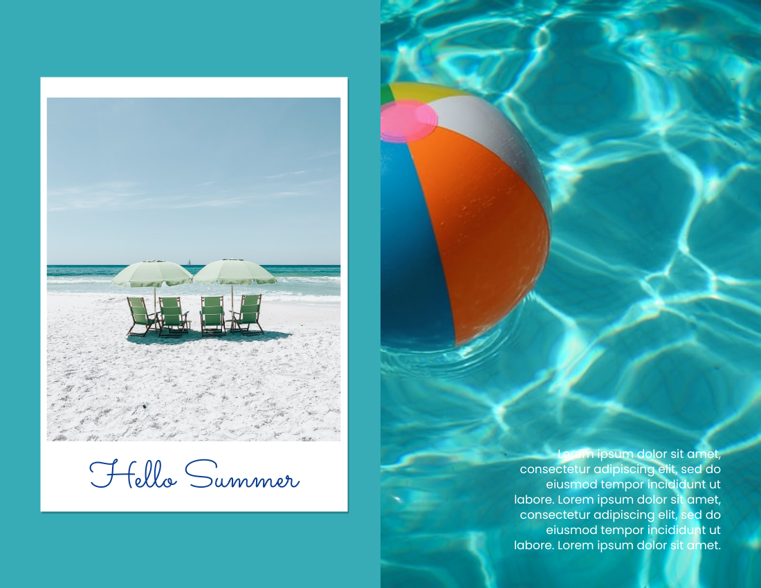 Seasonal Photo Book template: Mood For Summer Seasonal Photo Book (Created by Visual Paradigm Online's Seasonal Photo Book maker)
