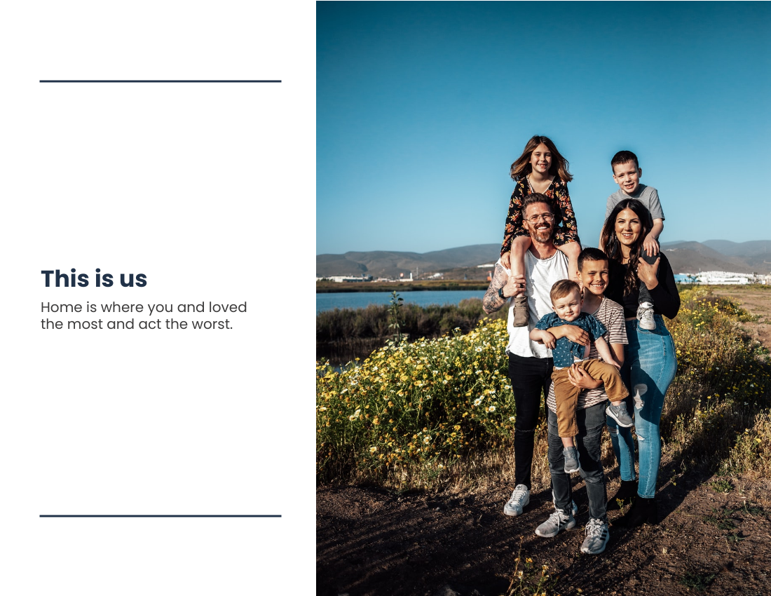 Family Photo Book template: Family Gathering Photo Book (Created by Visual Paradigm Online's Family Photo Book maker)