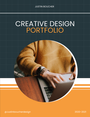 Personal Portfolio template: Design Business Portfolio (Created by InfoART's  marker)