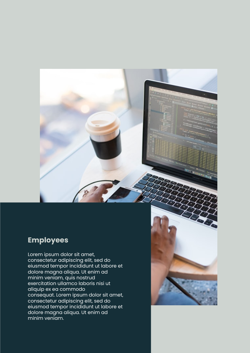 Employee Handbook 模板。 Clean Technology Company Handbook (由 Visual Paradigm Online 的Employee Handbook軟件製作)