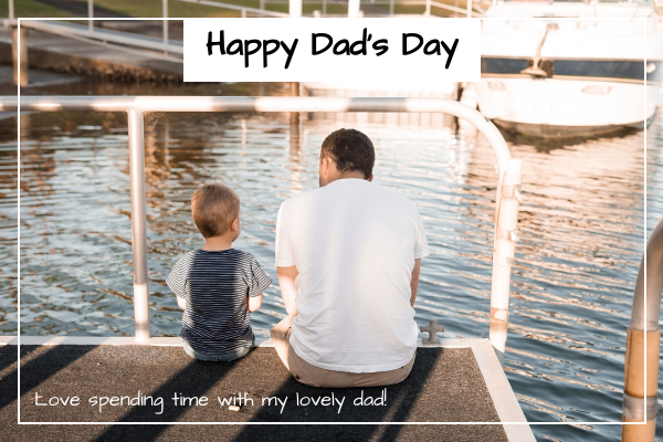 Greeting Card template: Happy Dad's Day Greeting Card (Created by InfoART's Greeting Card maker)