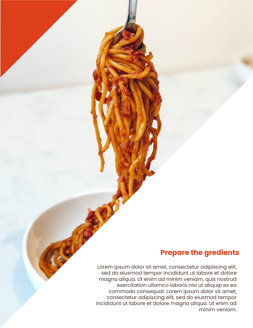 How To Cook Spaghetti Booklet