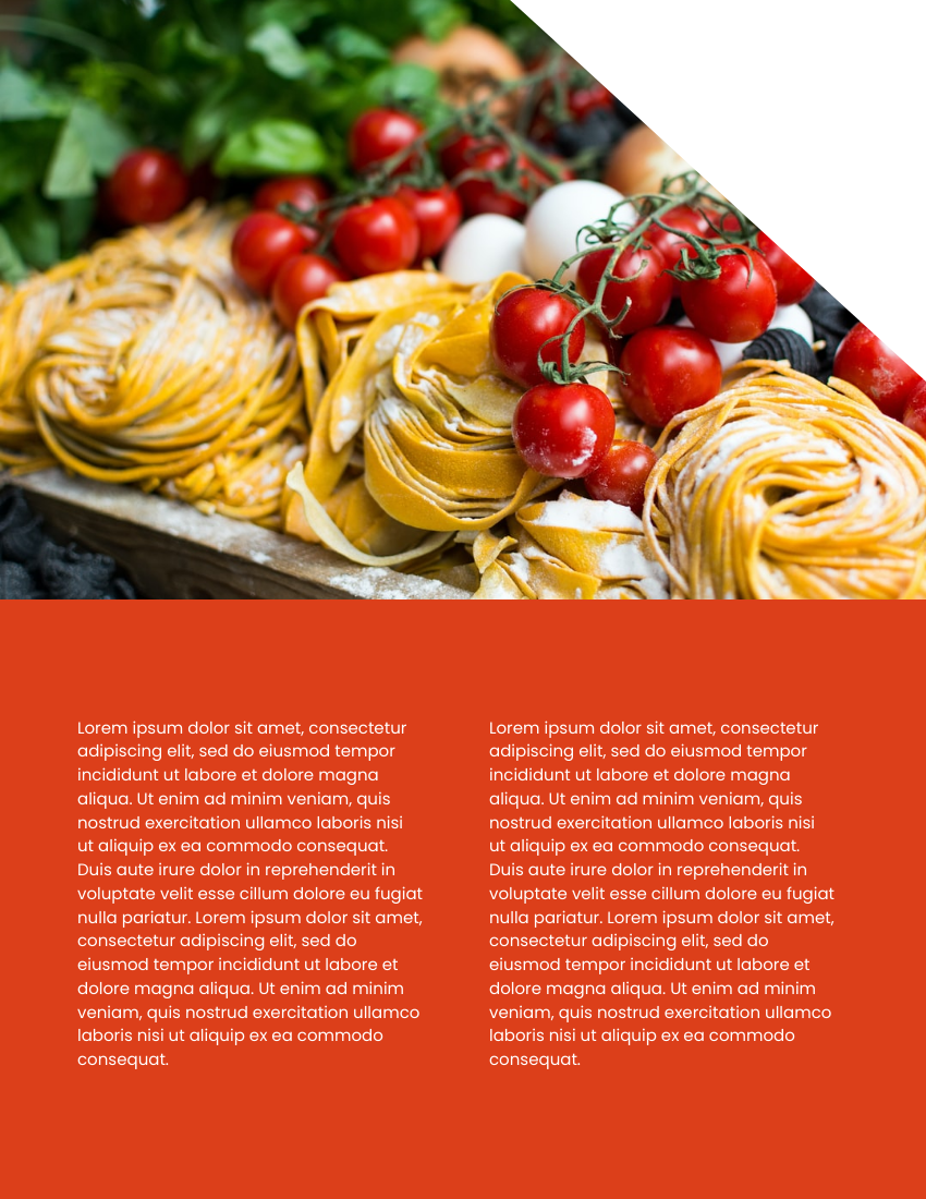 小冊子 模板。 How To Cook Spaghetti Booklet (由 Visual Paradigm Online 的小冊子軟件製作)