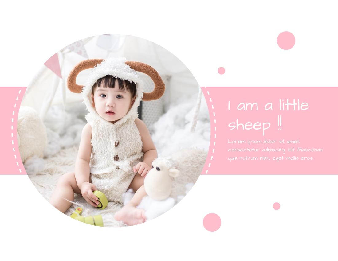 嬰兒照相簿 模板。 Little Princess Baby Photo Book (由 Visual Paradigm Online 的嬰兒照相簿軟件製作)