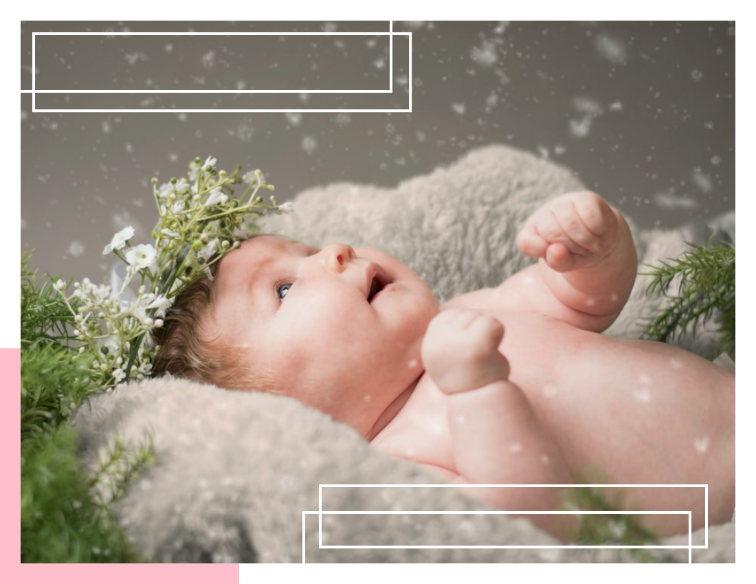 婴儿照相簿 模板。Little Princess Baby Photo Book (由 Visual Paradigm Online 的婴儿照相簿软件制作)