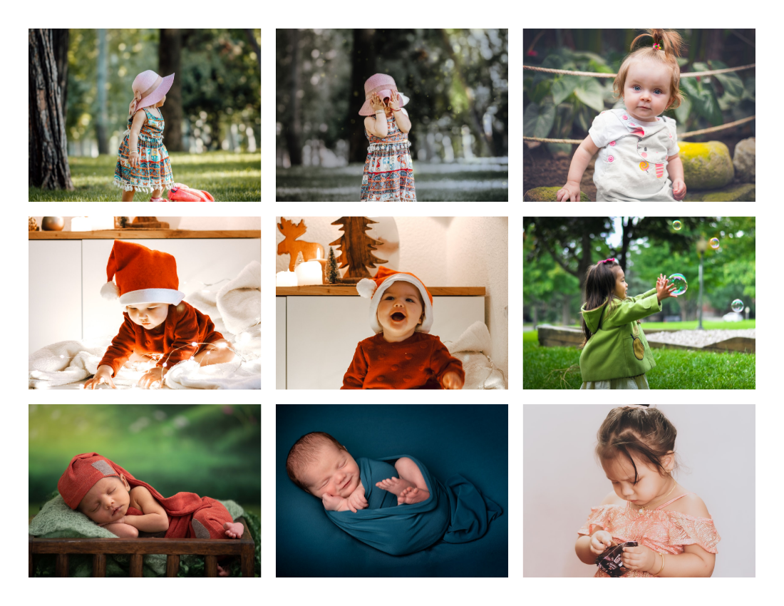 嬰兒照相簿 模板。 Little Princess Baby Photo Book (由 Visual Paradigm Online 的嬰兒照相簿軟件製作)