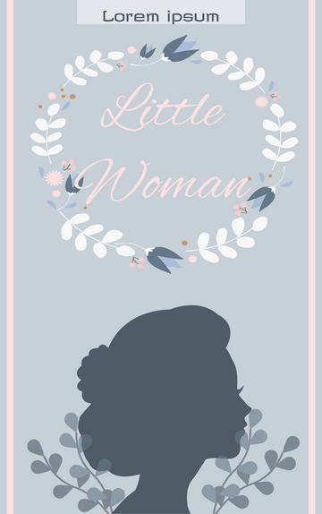 Book Cover template: Little Woman Book Cover (Created by InfoART's  marker)