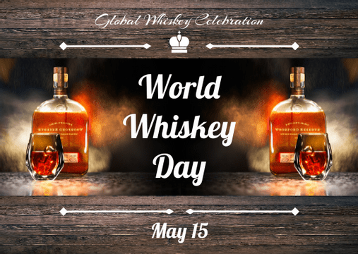 Postcard template: Photographic Whiskey Postcard (Created by InfoART's  marker)