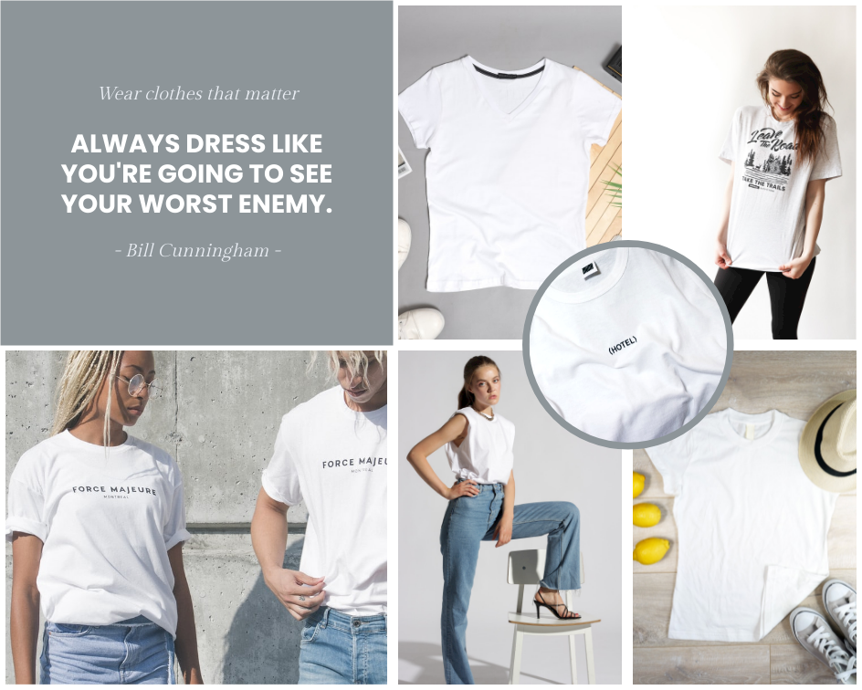 Mood Board template: Wear Clothes That Matter Mood Board (Created by Collage's Mood Board maker)