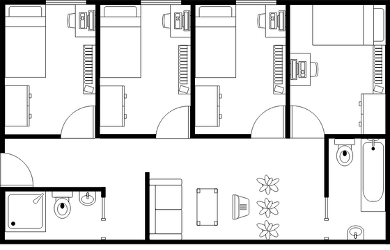 Dormitory Floor Plan