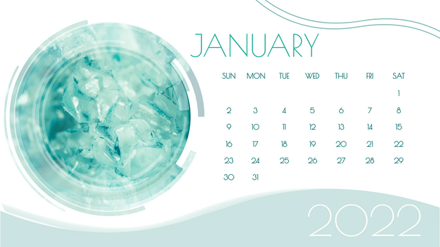 Calendar template: Crystal Theme Calendar (Created by InfoART's  marker)