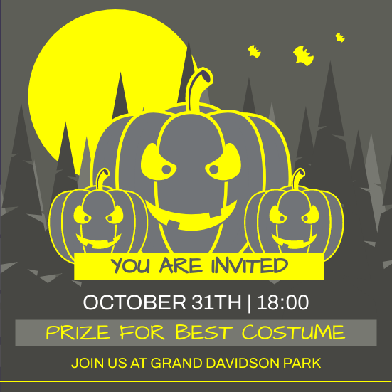 Invitation template: Halloween Costume Party Invitation (Created by InfoART's Invitation maker)