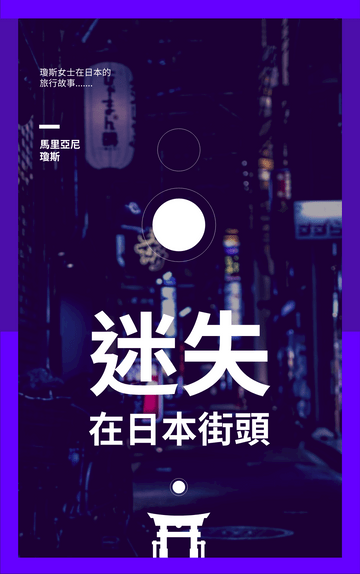 Editable bookcovers template:日本旅行紀錄封面