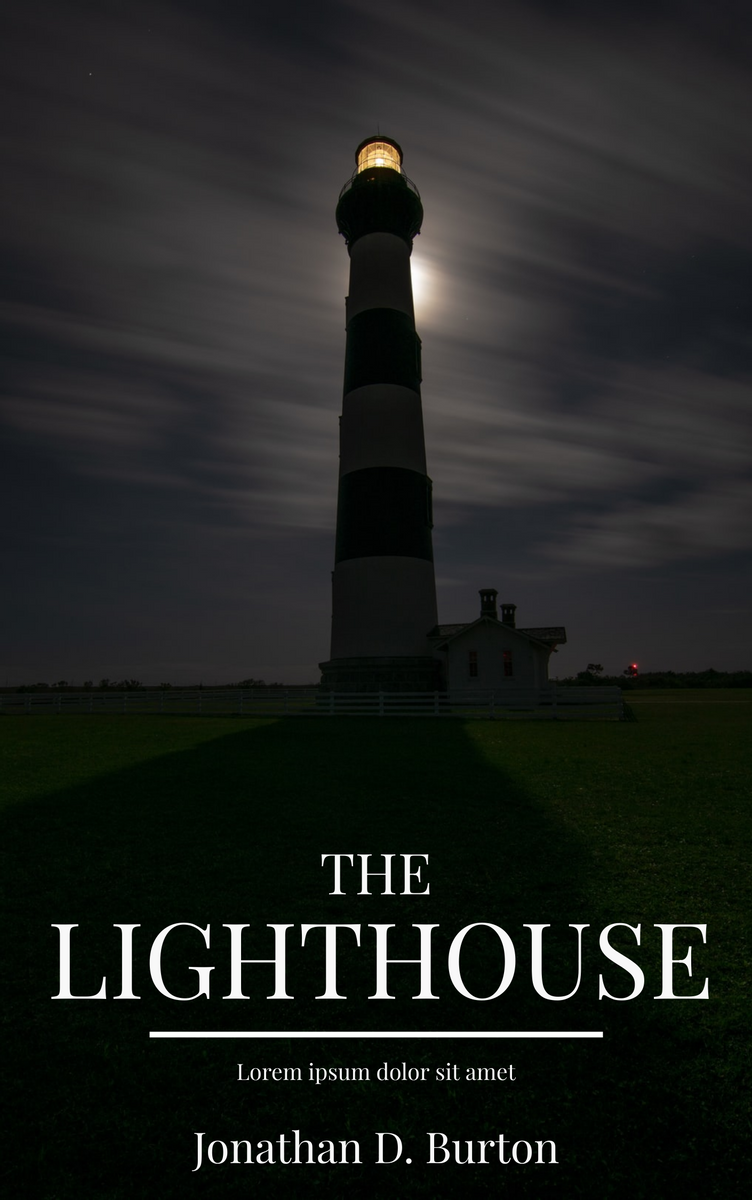 Book Cover template: The Lighthouse Book Cover (Created by Visual Paradigm Online's Book Cover maker)