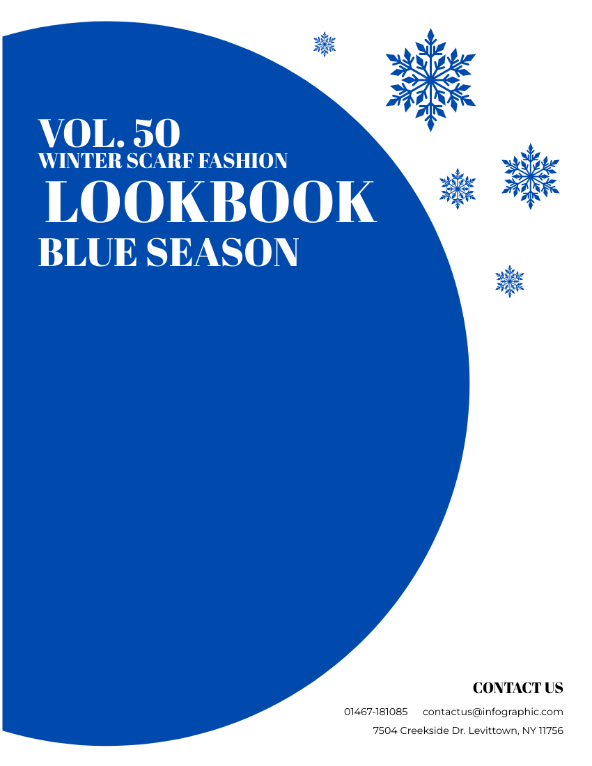 Booklet template: Winter Scarf Lookbook (Created by Flipbook's Booklet maker)