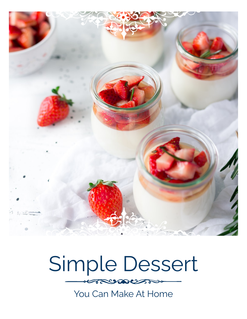 Booklet template: Dessert Booklet (Created by Visual Paradigm Online's Booklet maker)
