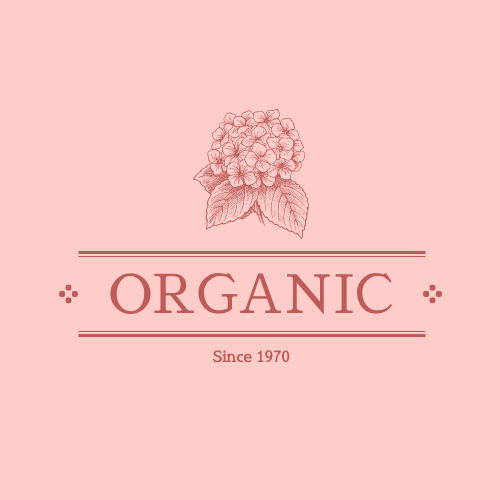 Elegant Floral Logo Created For Beauty Company In One Colour Tone