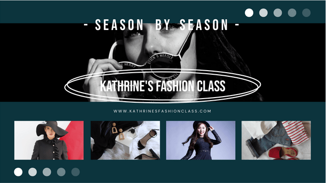 YouTube Channel Arts template: Stylish Fashion Class YouTube Channel Art (Created by Visual Paradigm Online's YouTube Channel Arts maker)