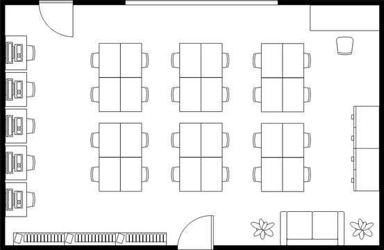 Classroom Seating Floor Plan