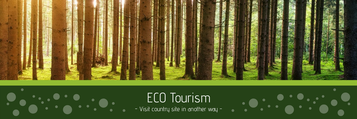 Twitter Header template: ECO Tourism Twitter Header (Created by Visual Paradigm Online's Twitter Header maker)