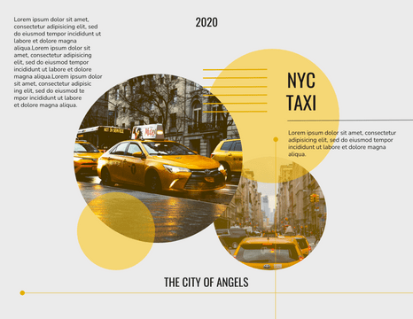 Brochure template: Taxi Brochure (Created by Visual Paradigm Online's Brochure maker)