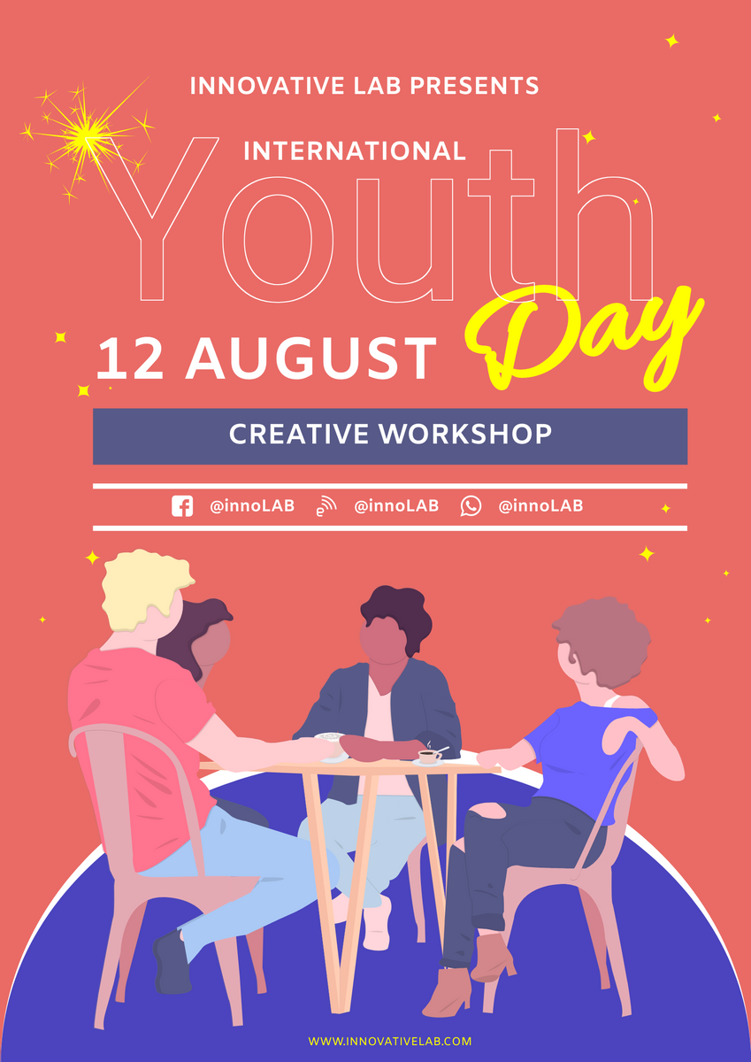 Poster template: Special Youth Day Workshop Poster (Created by InfoART's Poster maker)