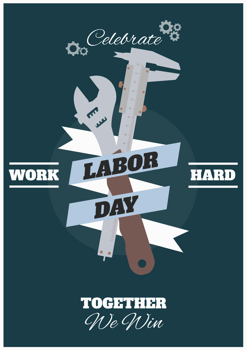 Poster template: Labor Day Poster (Created by Visual Paradigm Online's Poster maker)
