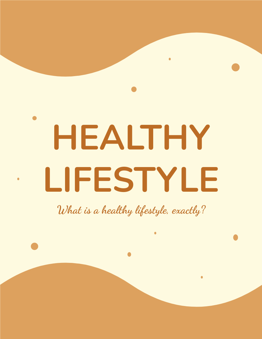 Booklet template: Healthy Lifestyle Booklet (Created by Flipbook's Booklet maker)