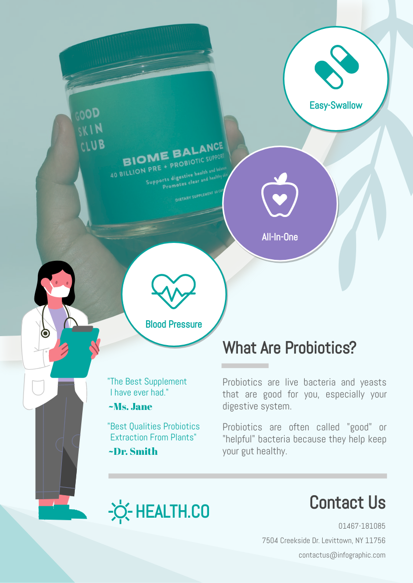 Probiotics Informative Flyer