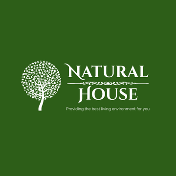 Editable logos template:Estate Logo Designed With Plant And Natural Elements