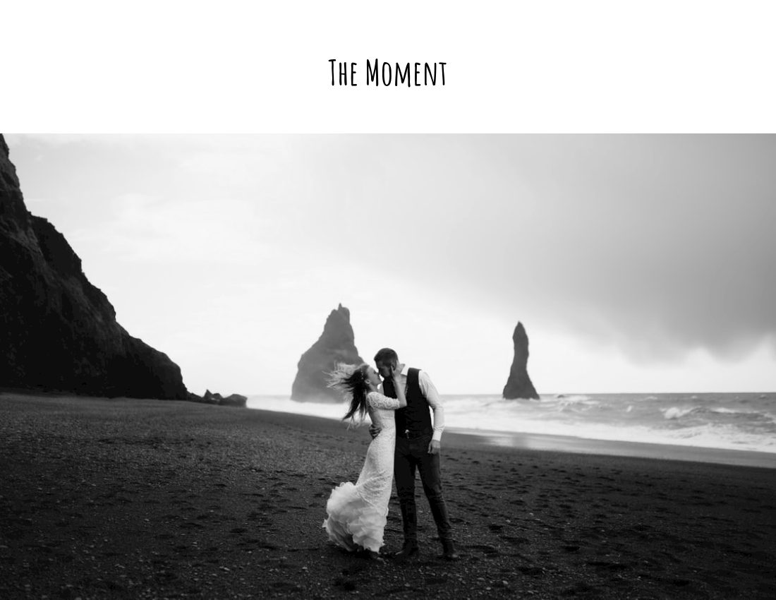 婚礼照相簿 模板。Wedding Guest Photo Book (由 Visual Paradigm Online 的婚礼照相簿软件制作)