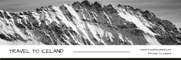 Email Header template: Black And White Photo Iceland Travel Email Header (Created by InfoART's Email Header maker)