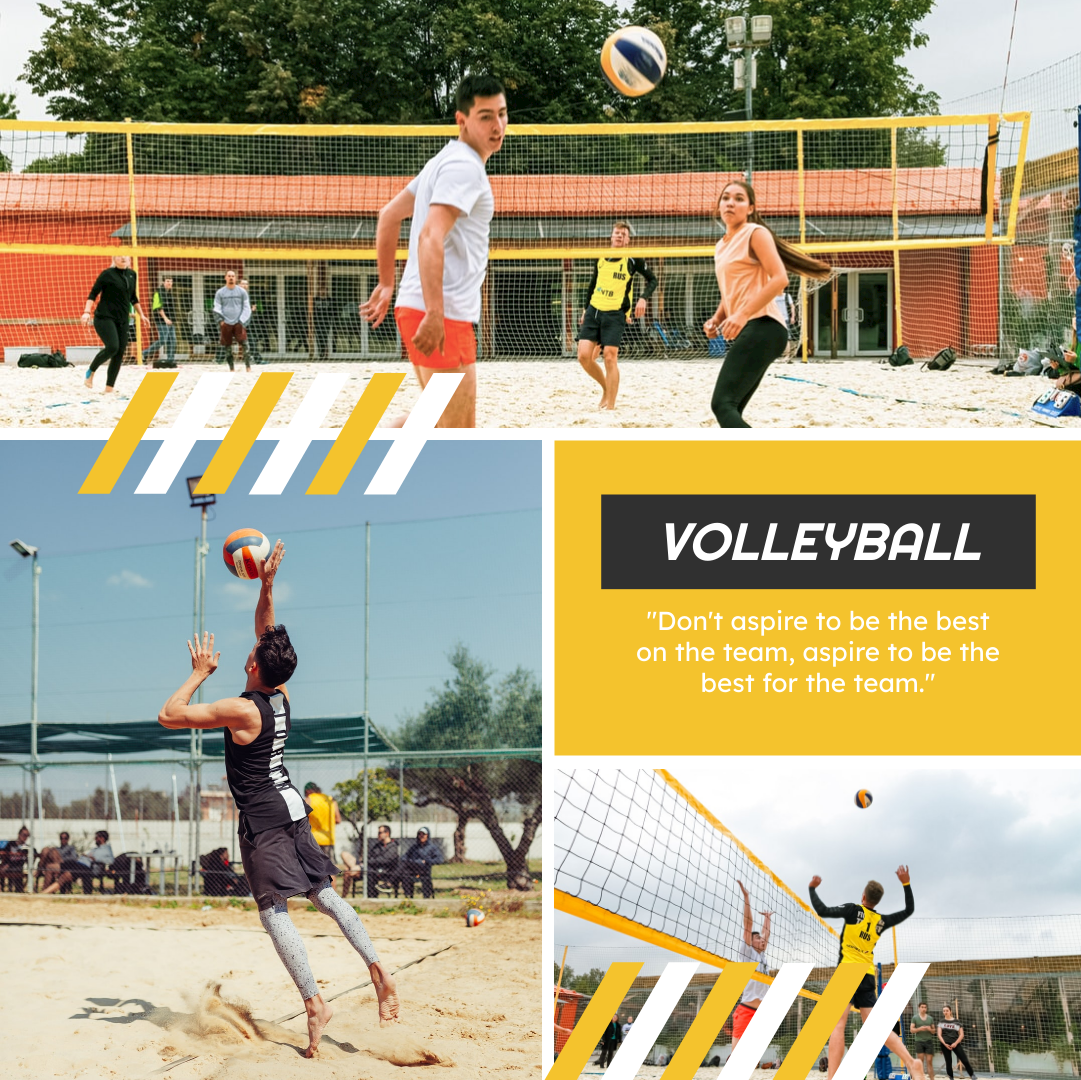 Instagram Post template: Volleyball Player Instagram Post (Created by Visual Paradigm Online's Instagram Post maker)