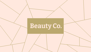 Business Card template: Beauty.co Business Cards (Created by Visual Paradigm Online's Business Card maker)
