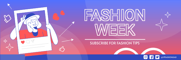 Email Header template: Fashion Week Newsletter Email Header (Created by Visual Paradigm Online's Email Header maker)