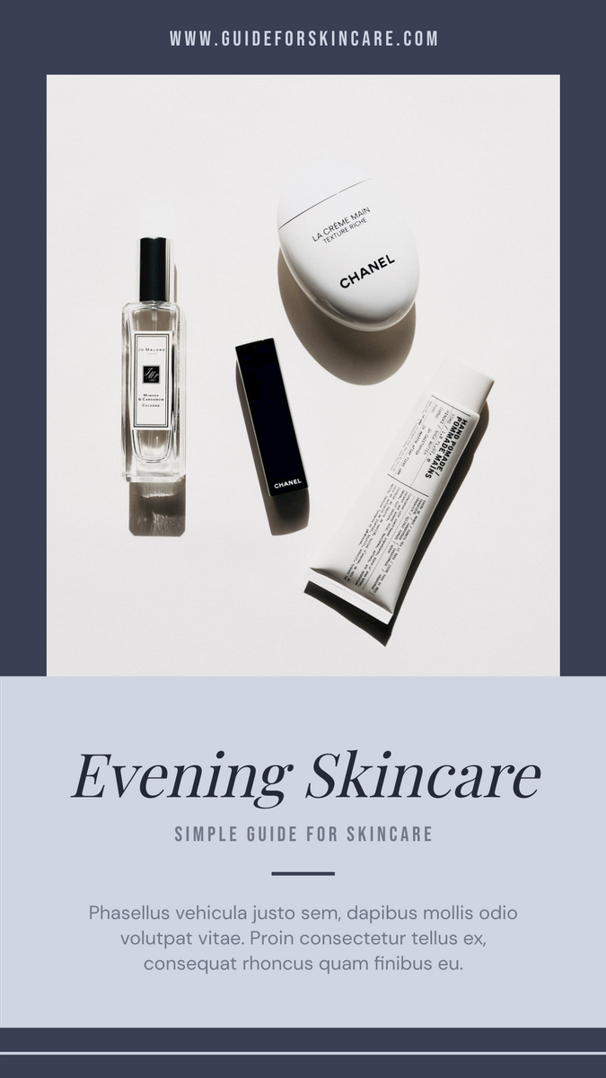 Evening Skincare Guide Instagram Story