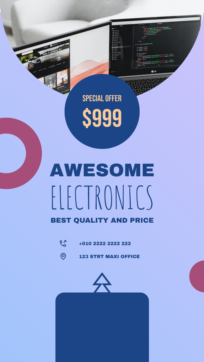 Awesome Electronics Sale Instagram Story